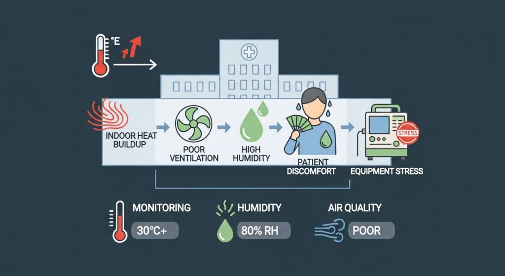 Heat stress in a health facility